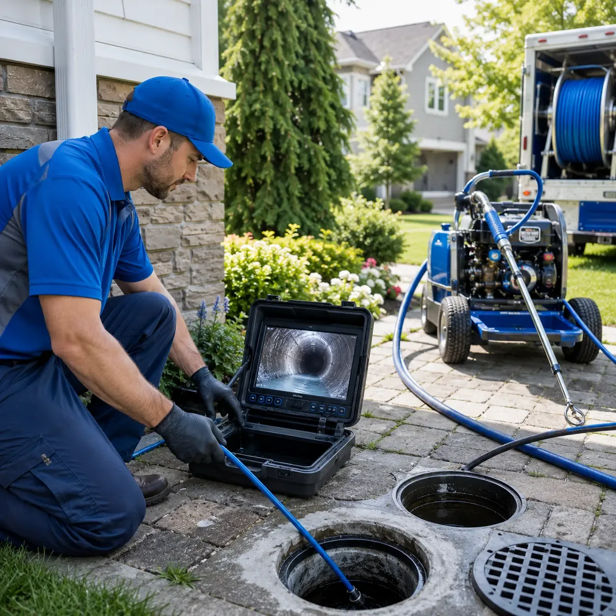 Outdoor drain cleaning professionals serving Herrin, IL