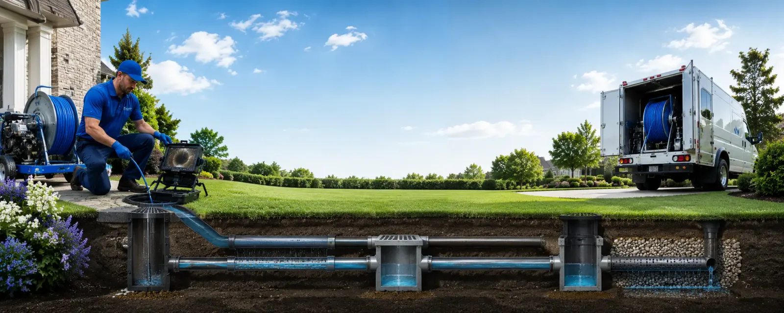 Outdoor drain cleaning information for Herrin, IL